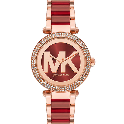 Michael Kors Parker Red Dial Women 39mm MKO1224