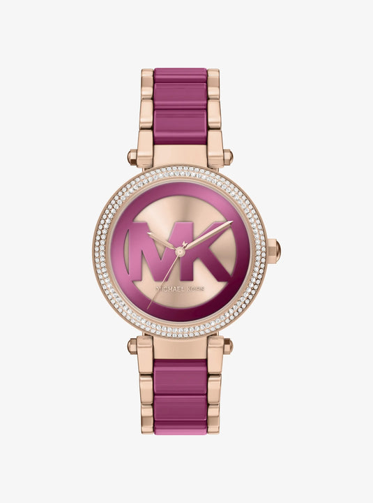 Michael Kors Parker Rose Gold Dial Women Quartz 39MM MKO1256