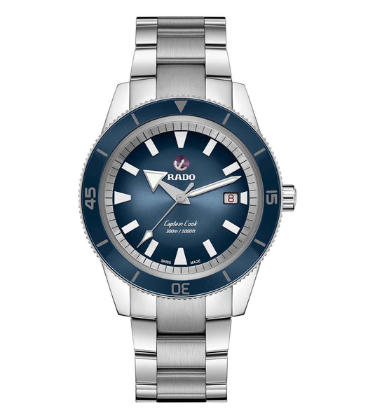 Rado Captain Cook Blue Dial Men 42mm