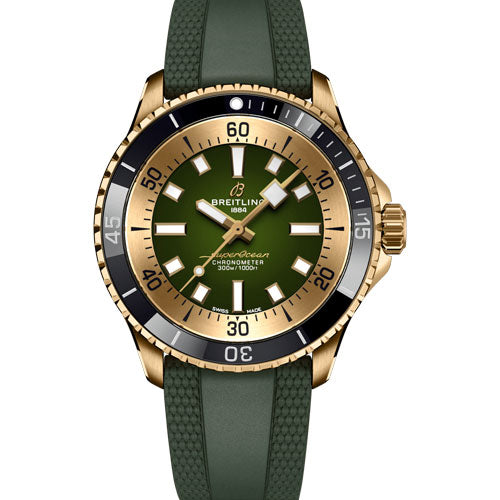 Breitling Superocean Automatic Green Dial Men 42mm