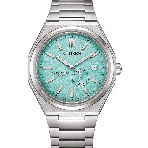 Citizen Zenshin Mechanical Light Blue Dial Men 40.5mm NJ0180-80M