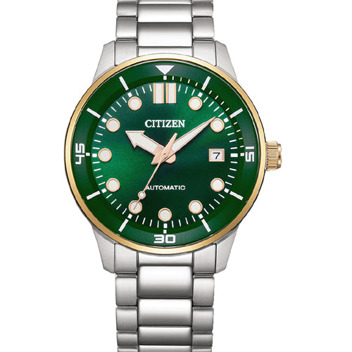 Citizen Mechanical Green Dial Men 40mm NJ0196-80X