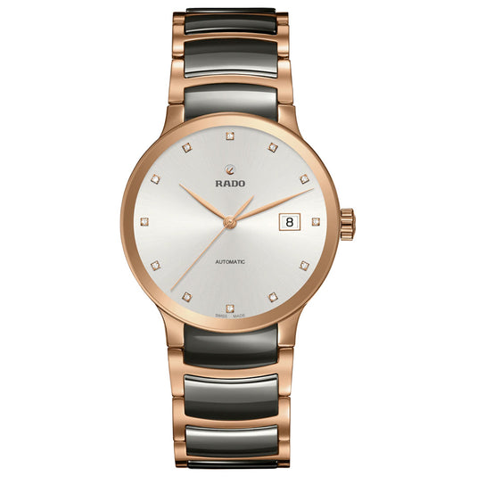 Rado Centrix Silver Dial Unisex 38mm