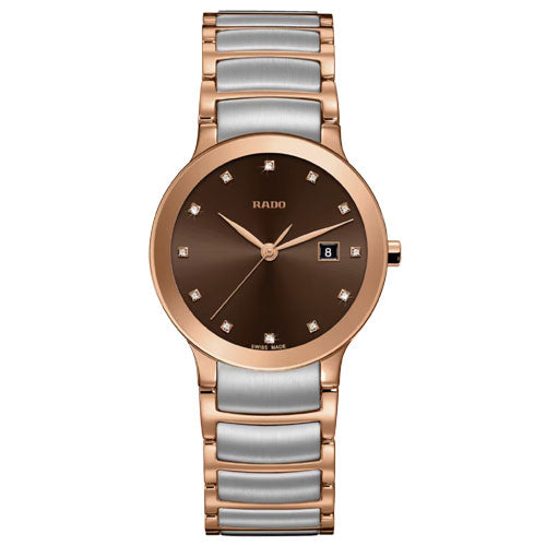 Rado Centrix Brown Dial Women 28mm