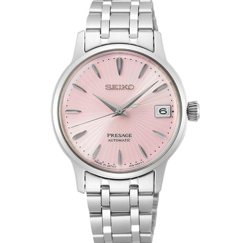 Seiko Presage Cocktail Time 'Cosmopolitan' Pink Dial 33.8mm Women SRP839J1