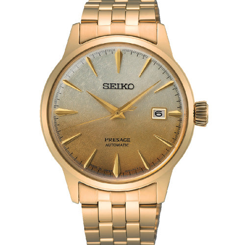Seiko Presage Cocktail Time Yellow Gold Gradient Yellow Gold Dial 40.5mm Men SRPK46J1