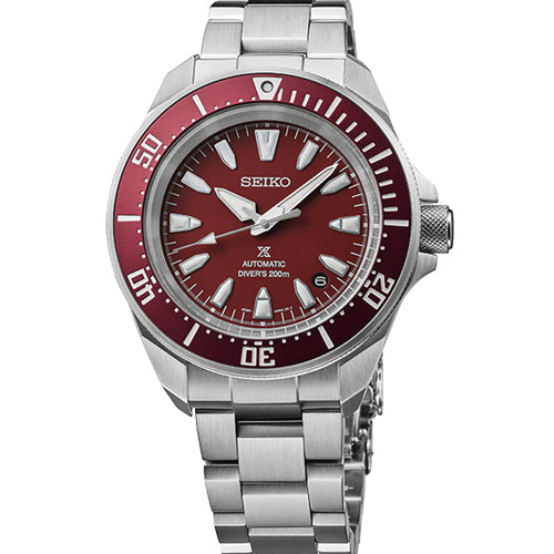 Seiko Prospex 4R Red Shog-urai Diver's Red Dial Men 41.7mm SRPL11K1
