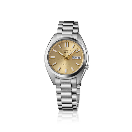 Seiko 5 Sports Golden Dial Men 37.4mm SRPL59K1