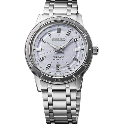 Seiko Presage Style 60's in Silvery Violet Dial Men 39.5mm SRPL73J1