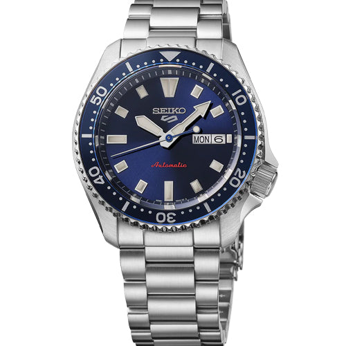 Seiko 5 Sports SKX Redux in Koniro Blue Dial Men 42.5mm SRPL83K1