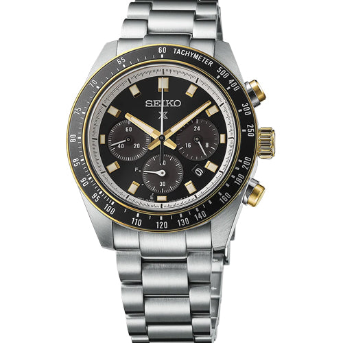 Seiko Prospex ‘Circuit Race’ Solar Chronograph Black Dial Men 41.4mm SSC941P1