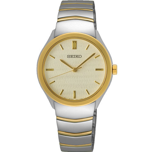 Seiko Discover More Champagne Dial Women 30mm