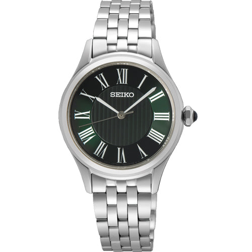 Seiko Classic Green Dial Women 29.6mm SUR611P1