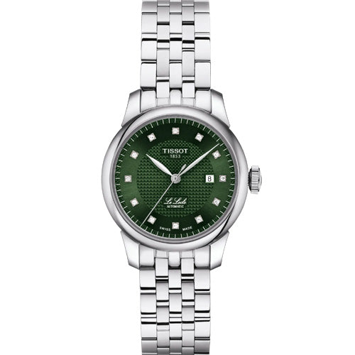 Tissot T-Classic Le Locle Green Dial Women 29mm T0062071109600