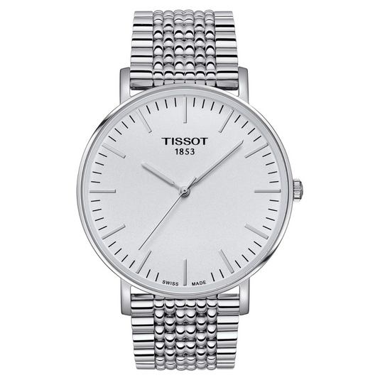Tissot T-Classic Silver Dial Men 42mm
