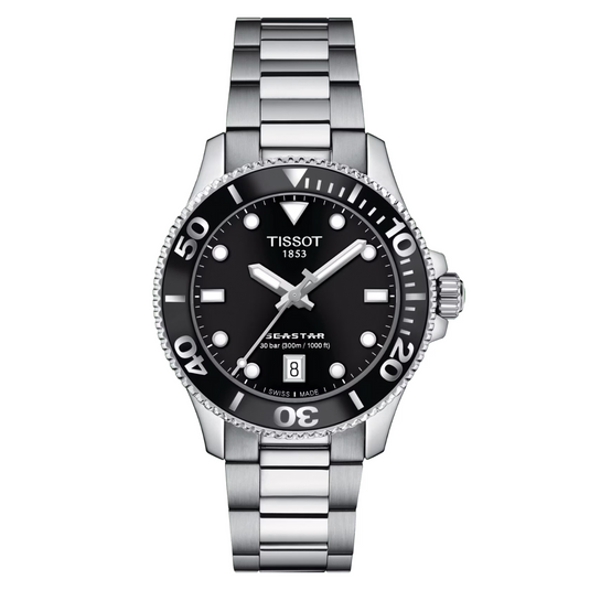 Tissot T-Sport Men Seastar 1000 36Mm Quartz Superluminova Black