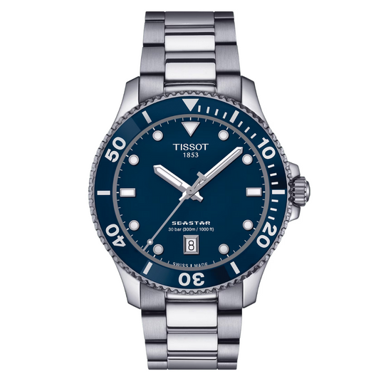 Tissot T-Sport Men Seastar 1000 40Mm Quartz Superluminova Blue
