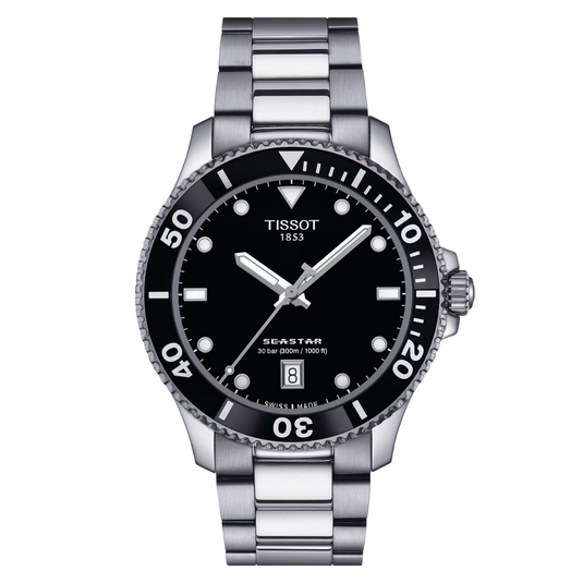 Tissot T-Sport Men Seastar 1000 40Mm Quartz Stainless Steel Black
