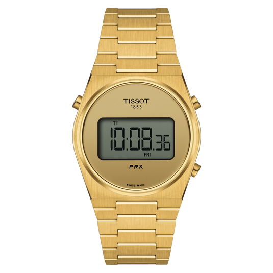 Tissot T-Classic PRX Golden Mirror Dial Unisex 35mm T1372633302000