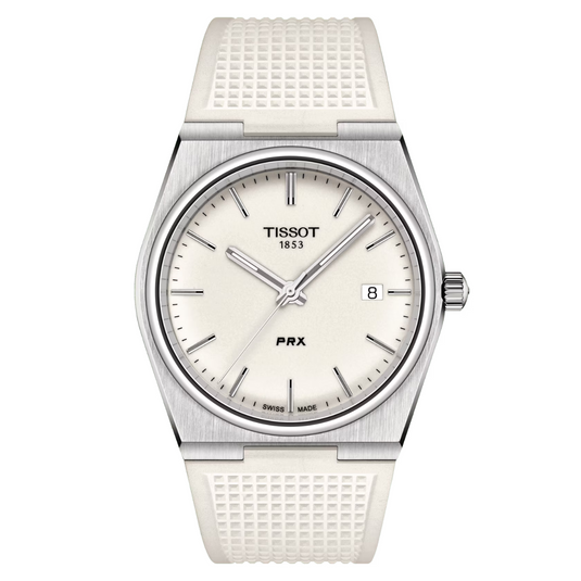 Tissot T-Classic Men Prx Quartz Superluminova White