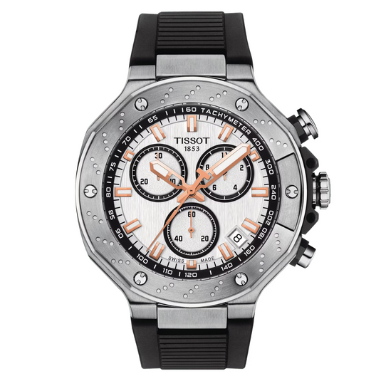 Tissot T-Sport Men T-Race Chronograph Quartz Superluminova White