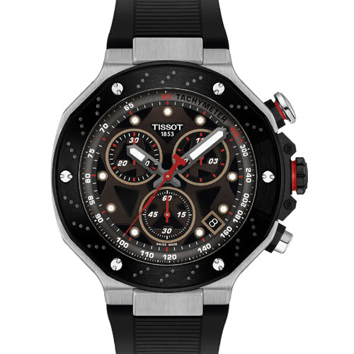 Tissot T-Sport T-Race MOTOGP Quartz Chronograph 2025 Dark Grey Dial Men 45mm T1414172708100