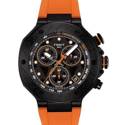 Tissot T-Sport T-Race Quartz Chronograph Black Dial Men 45mm T1414173705102