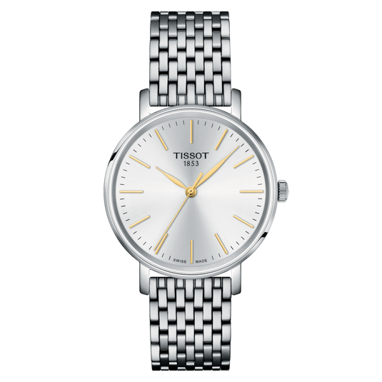Tissot T-Classic Silver Dial Women 34mm
