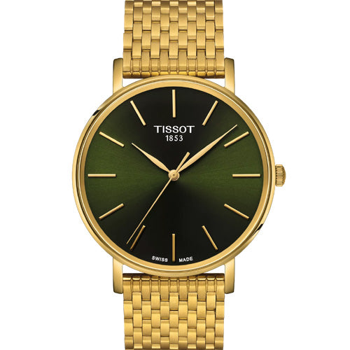 Tissot T-Classic Everytime Green Dial Men 40mm T1434103309100
