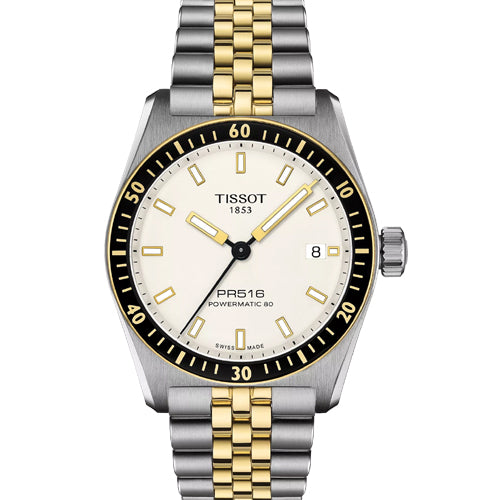 Tissot T-Sport PR516 Powermatic 80 38mm White Dial Men T1494072201100