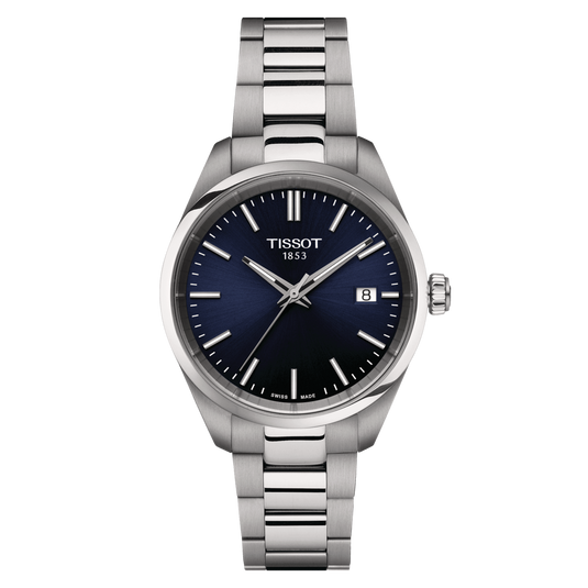 Tissot T-Classic Blue Dial Women 34mm