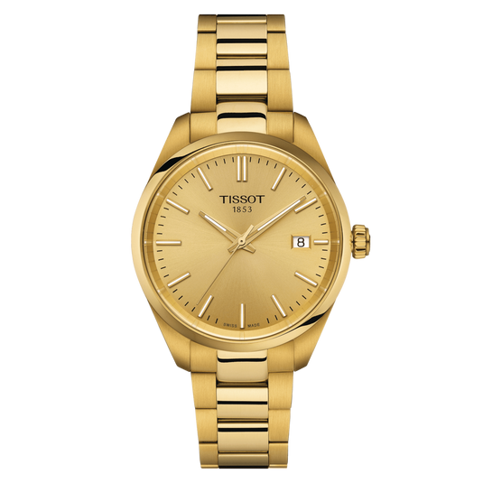 Tissot T-Classic Champagne Dial Women 34mm