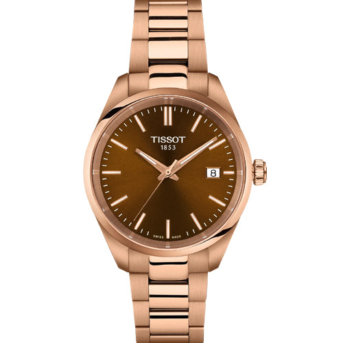 Tissot T-Classic PR 100 Brown Dial Women 34mm T1502103329100