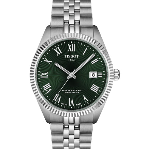 Tissot T-Classic Ballade COSC Green Dial Men 39mm T1564081109300
