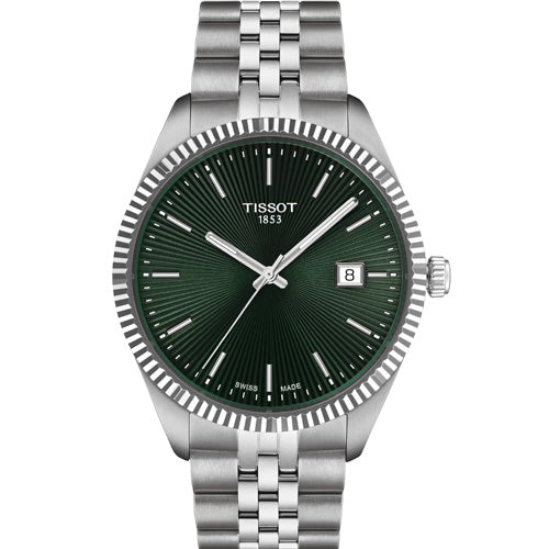 Tissot T-Classic Ballade Green Dial Men 40mm T1564101109100
