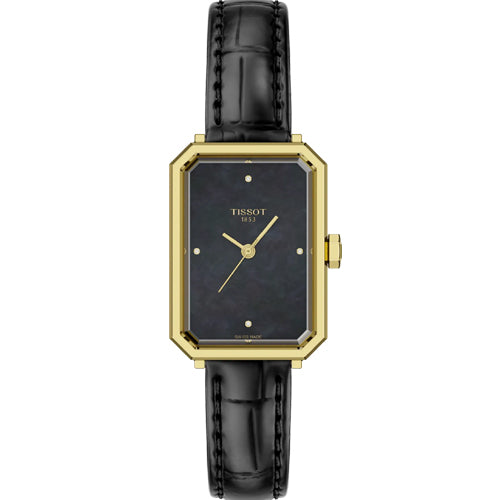 Tissot T-Classic SRV Black Mother-Of-Pearl Dial Women 30mm T160.110.36.126.00