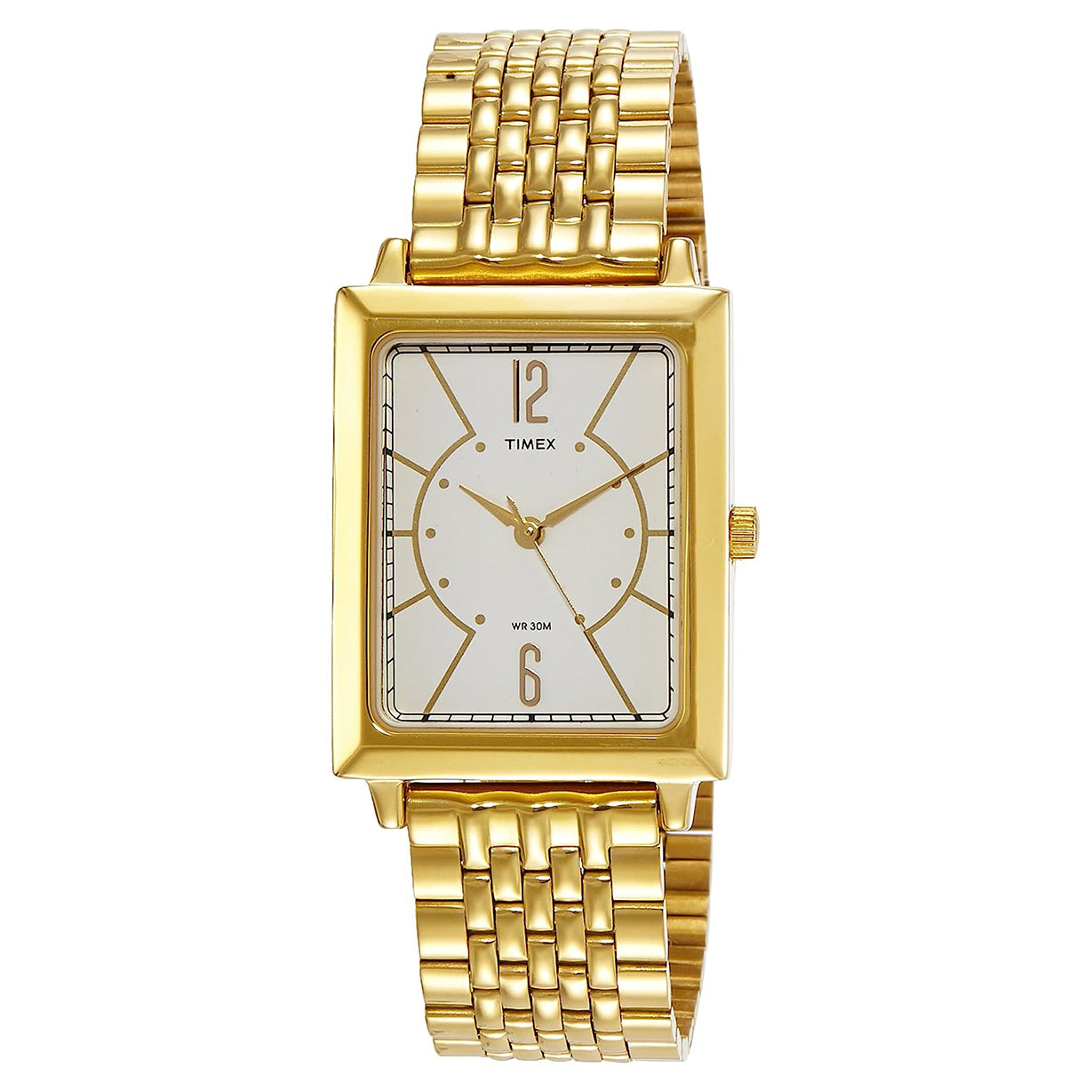 Classics Analog Silver Dial & Gold Strap