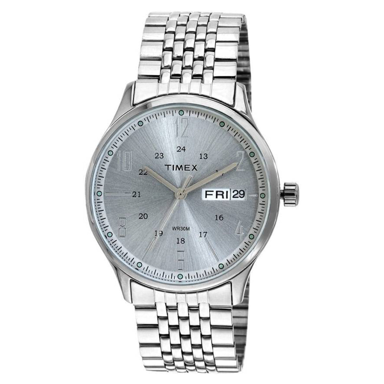 Classics Silver Dial Round Case Stainless Steel