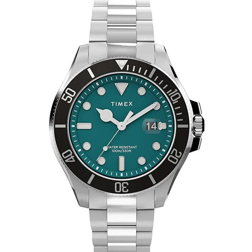 Timex Trend Men Green Round Analog Watch 43mm TW2V91900UJ