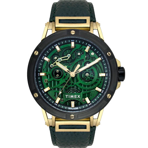 Timex Fashion Green Round Dial Analog Men's Watch 47.07mm TWEG27800
