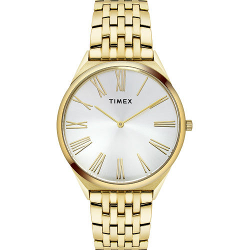 Timex Round Silver Dial Analog Men's Watch 40mm TWEG27902