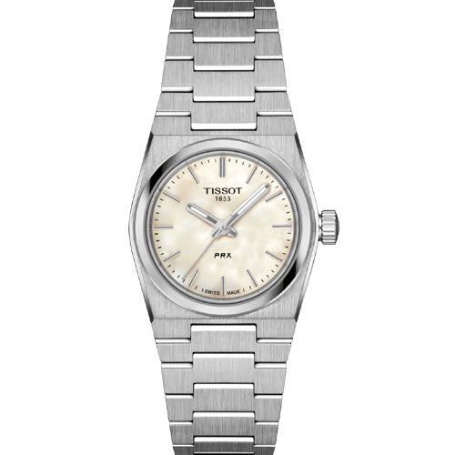 Buy Tissot T-Classic PRX White Mother-Of-Pearl Dial Women 25mm T1370101111100 In India