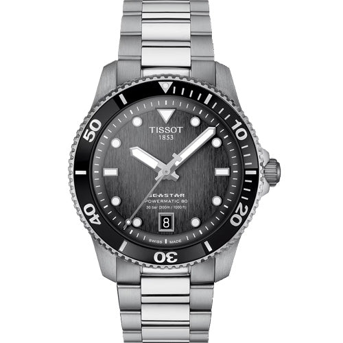 Tissot T-Sport Graded Grey & Black Dial Men 40mm