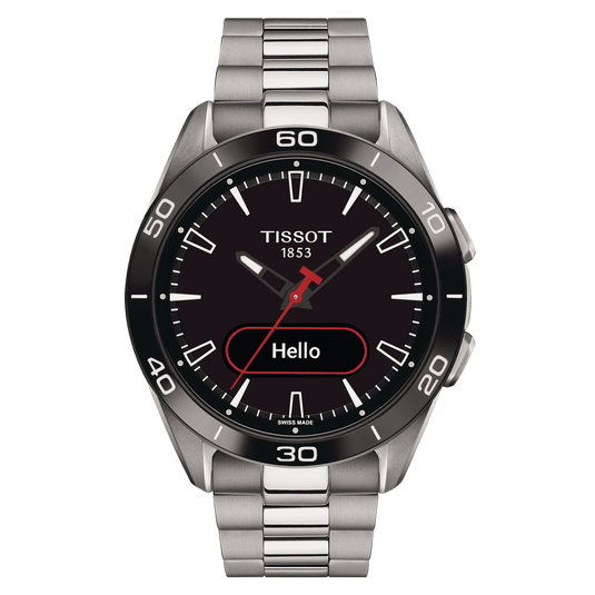 Tissot T-Touch Connect Sport Black Dial Men 43.75mm