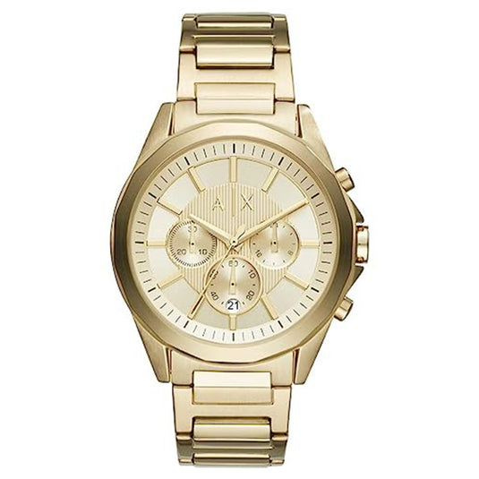 Armani Exchange Drexler Gold Dial Men 44mm