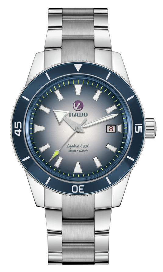 Rado Captain Cook Automatic Blue White Dial Men watch 42mm