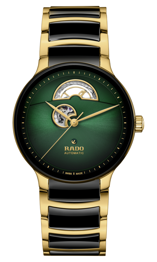 Rado Centrix Black & Green Dial Unisex 39.5mm