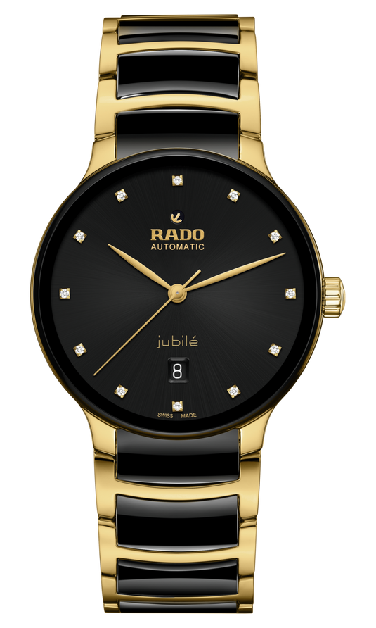 Rado Centrix Automatic Diamonds Black Dial Unisex watch 39.5mm