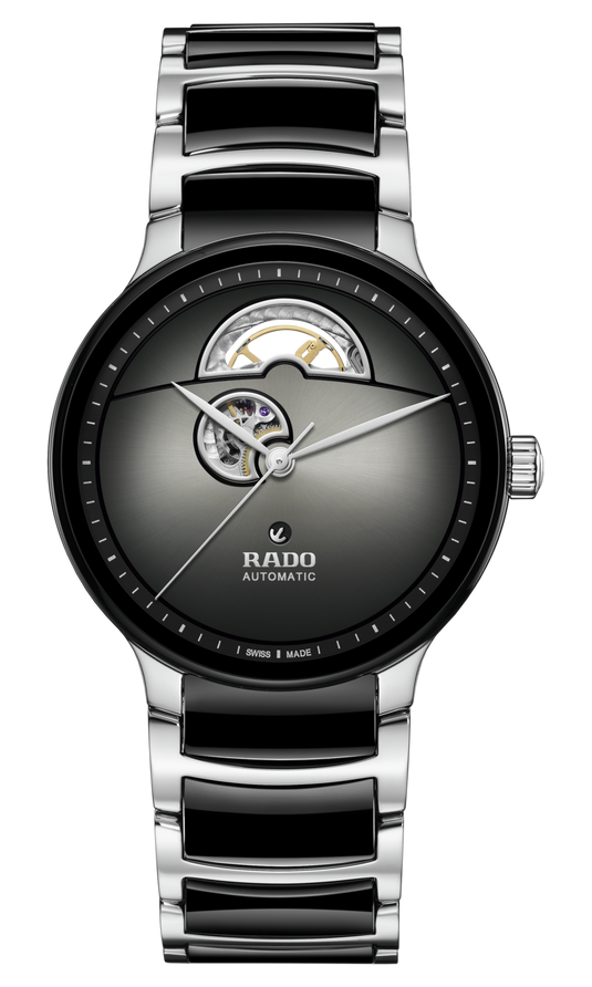Rado Centrix Black & Silver Dial Unisex 39.5mm