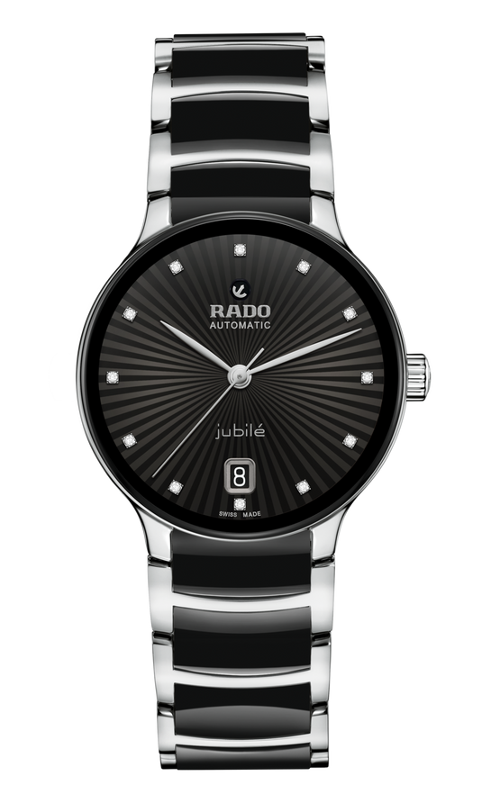 Rado Centrix Automatic Diamonds Black Dial Women 35MM